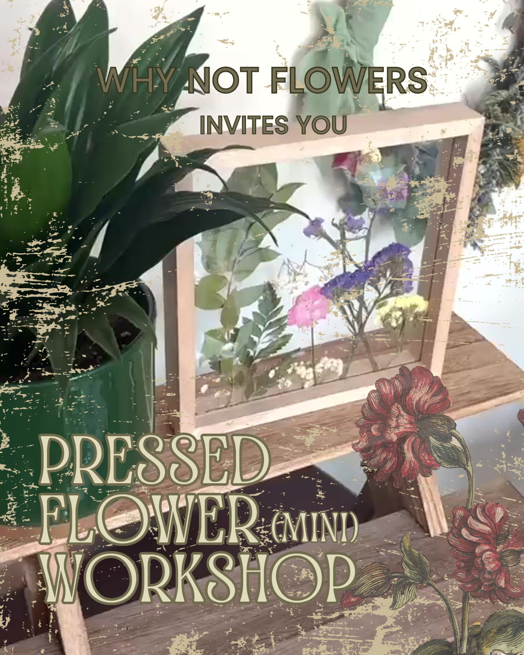 Pressed Flower Frame Mini Workshop